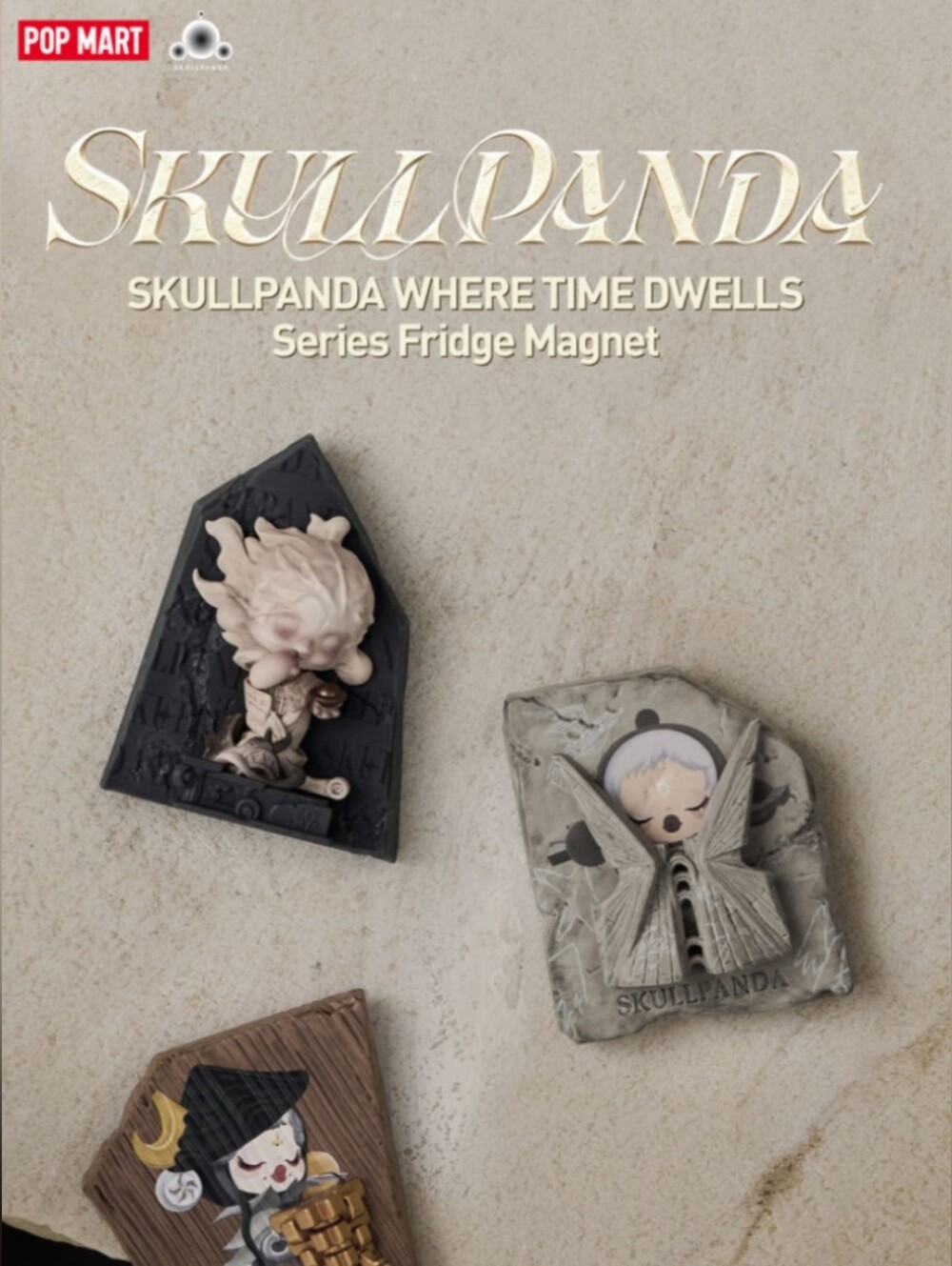 SKULLPANDA WHERE TIME DWELLS Series Fridge Magnet